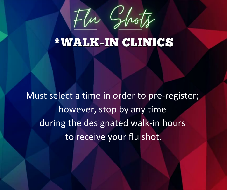 Walk-in flu info